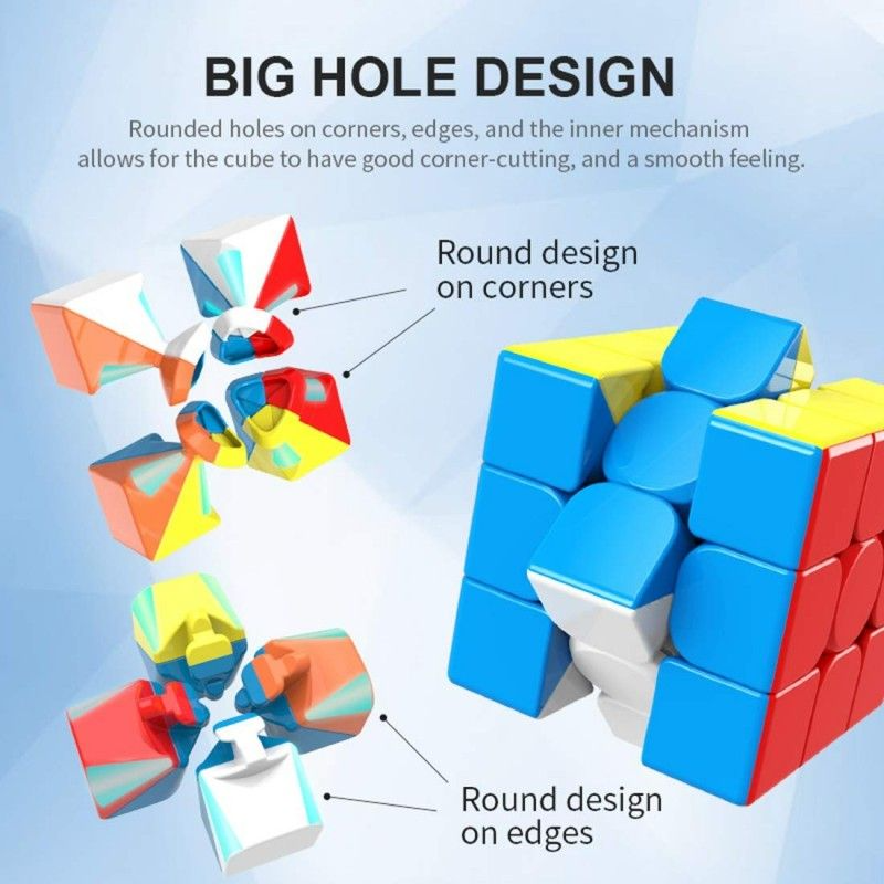 MoYu 3x3x3 Stickerless Puzzle Rubik's Cube